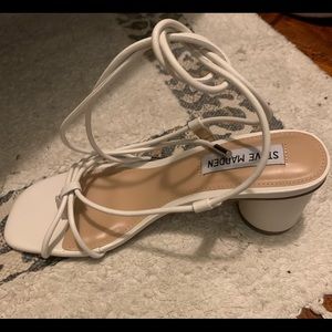 Sandals with ankle straps